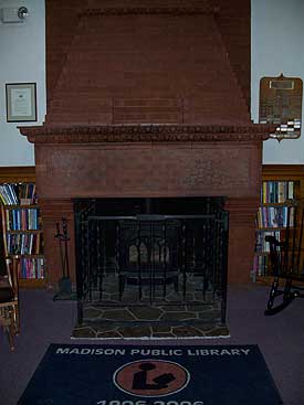Fireplace Welcomes Patrons